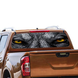 Wolf Eyes Rear Window Perforated for Nissan Navara decal 2012 - Present