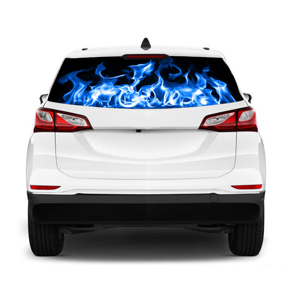 Blue Fire Perforated for Chevrolet Equinox decal 2015 - Present
