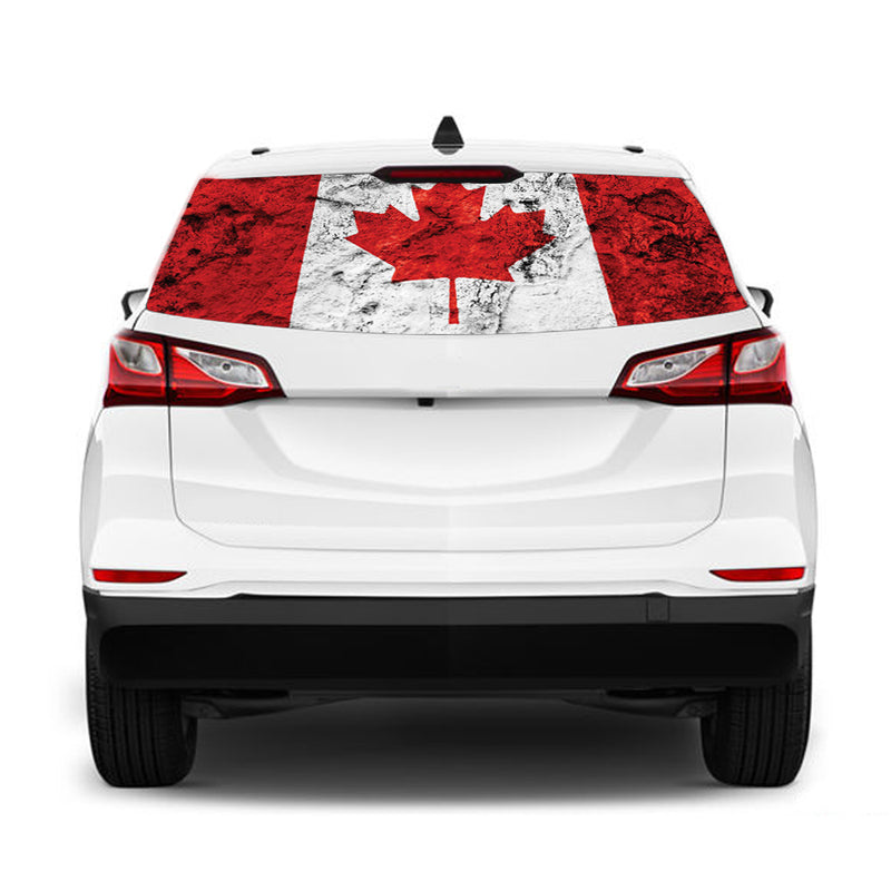 Canada Flag Perforated for Chevrolet Equinox decal 2015 - Present