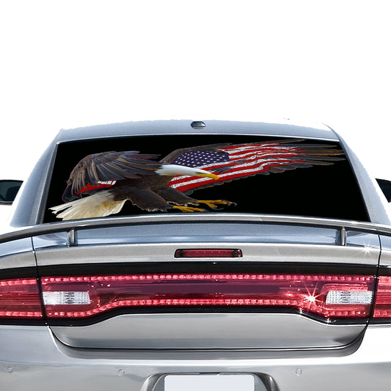 USA Flag Eagle Perforated for Dodge Charger 2011 - Present