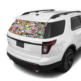 Bomb Skin Rear Window Perforated For Ford Explorer Decal 2011 - Present