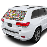Bomb Skin Perforated for Jeep Grand Cherokee decal 2011 - Present