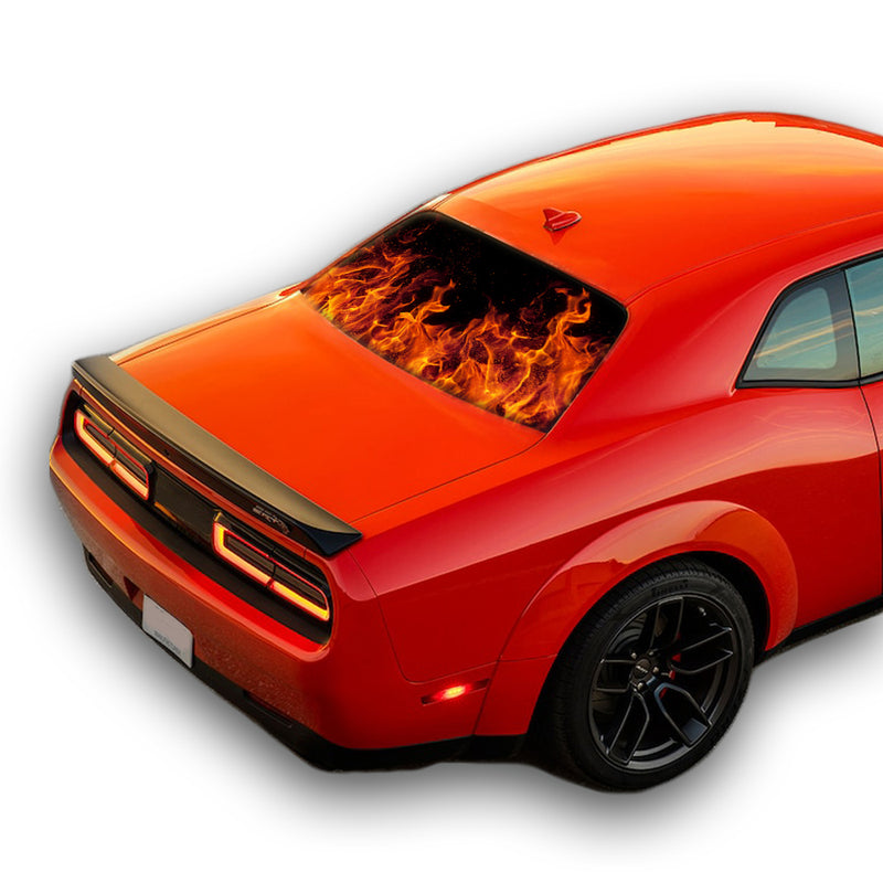 Fire Perforated for Dodge Challenger decal 2008 - Present