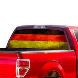German Flag Perforated for Ford F150 Decal 2015 - Present