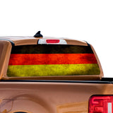Germany Flag Perforated for Ford Ranger decal 2010 - Present