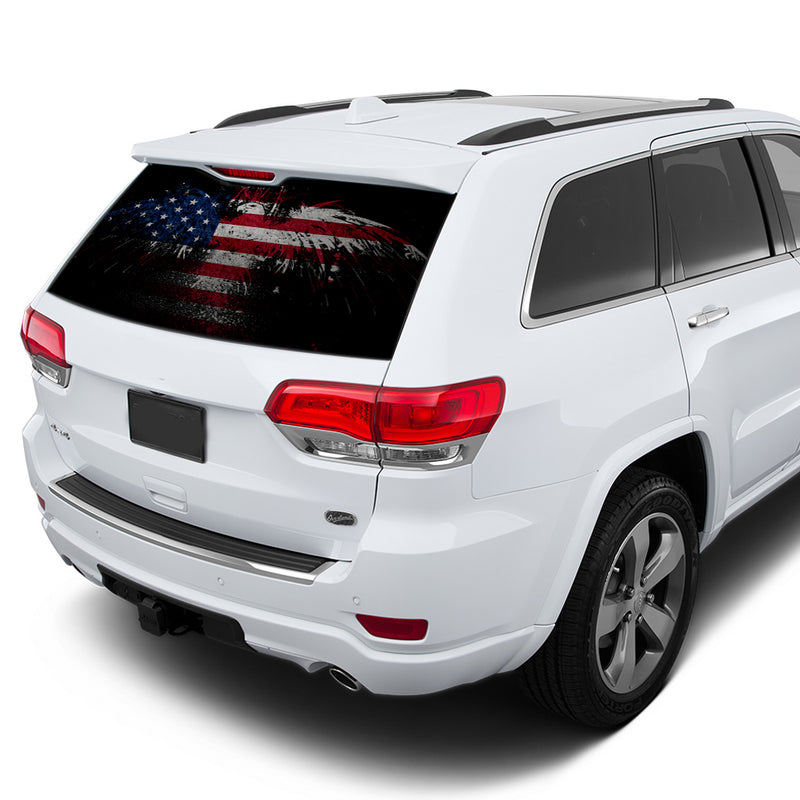 USA Eagle Perforated for Jeep Grand Cherokee decal 2011 - Present