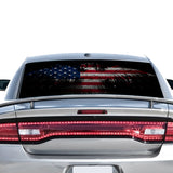 Eagle USA Flag Perforated for Dodge Charger 2011 - Present