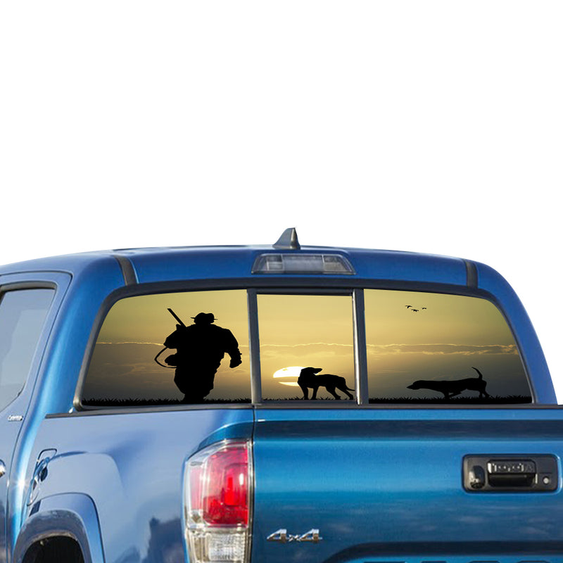Hunting 4 Perforated for Toyota Tacoma decal 2009 - Present