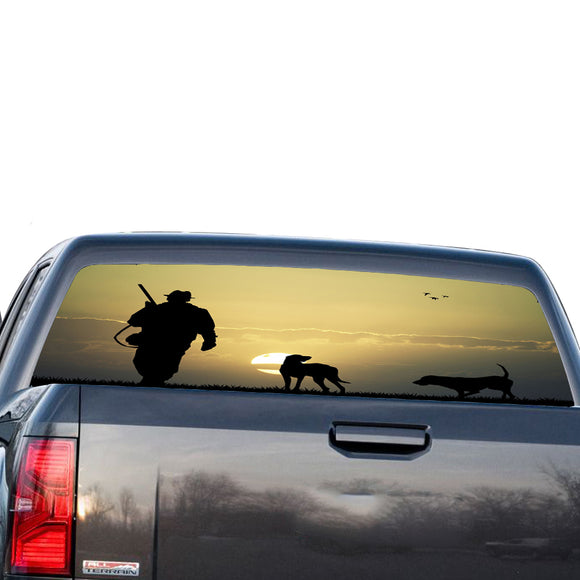 Hunting 2 Perforated for GMC Sierra decal 2014 - Present
