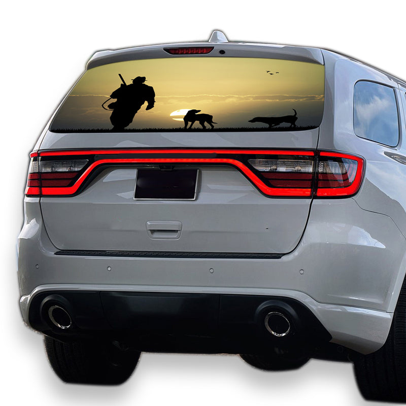 Hunting 1 Perforated for Dodge Durango decal 2012 - Present
