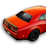 Punisher Perforated for Dodge Challenger decal 2008 - Present
