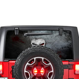 Punisher Perforated for Jeep Wrangler JL, JK decal 2007 - Present