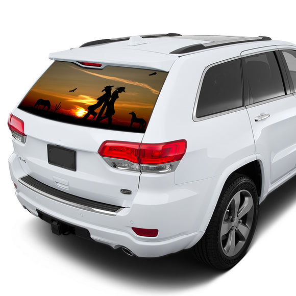 Wild West Perforated for Jeep Grand Cherokee decal 2011 - Present
