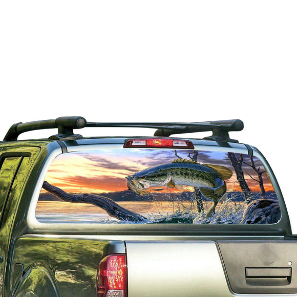 Fishing Perforated for Nissan Frontier decal 2004 - Present