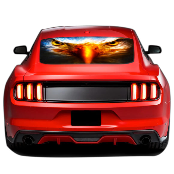 Eagle Eyes Perforated Sticker for Ford Mustang decal 2015 - Present