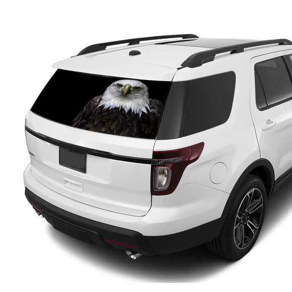 Black Eagles Rear Window Perforated For Ford Explorer Decal 2011 - Present