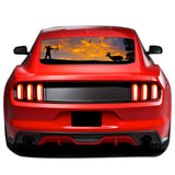 Arrow Hunting Perforated Sticker for Ford Mustang decal 2015 - Present