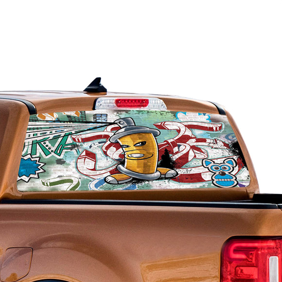 Graffiti Perforated for Ford Ranger decal 2010 - Present