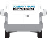 Professional Graphics Package Decals on a Business Normal Van Vehicles