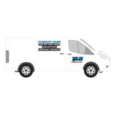 Professional Graphics Package Decals on a Business Normal Van Vehicles