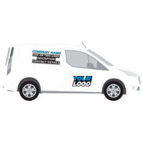 Professional Graphics Package Decals on a Business Small Van Vehicles