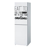 Refrigerator Decals vinyl Quotes 2 Design Fridge Decals, Wrap