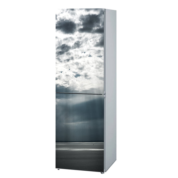 Refrigerator Decals vinyl Sky 3 Design Fridge Decals, Wrap