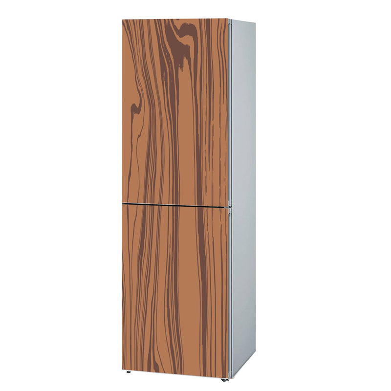 Decals for Refrigerator vinyl Wood 1 Design Fridge Decals, Wrap