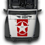 Hood Star Compatible with Jeep Wrangler JK 2010-Present