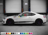 Stickers side stripes for Subaru BRZ 2011 - Present