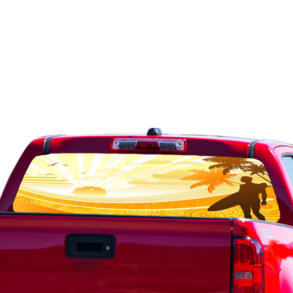 Surfer 1 Perforated for Chevrolet Colorado decal 2015 - Present