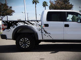 Set of Side Bed Splash Mud Decal Sticker Graphic FORD RAPTOR F150 2007-2017