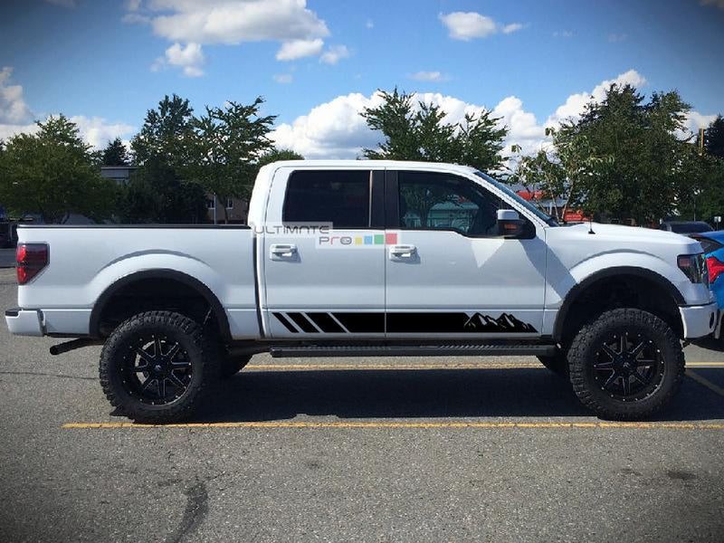 Mountain Stripes Decal for Ford F150 