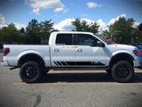 Set of Side Mountain Stripes Decal Sticker Graphic Ford F150 Series 2009-2017