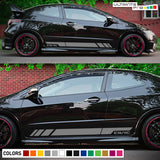 Sticker Vinyl Side Door Stripes for Honda Civic Sport Wing Type R