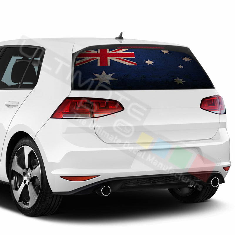 Australian Perforated Decals compatible with Volkswagen Golf