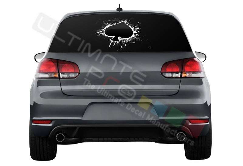 Ace Perforated Decals compatible with Volkswagen Golf
