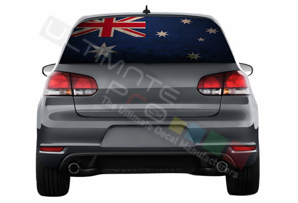 Australian Perforated Decals compatible with Volkswagen Golf