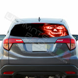 Skull Perforated Decals stickers compatible with Honda HRV