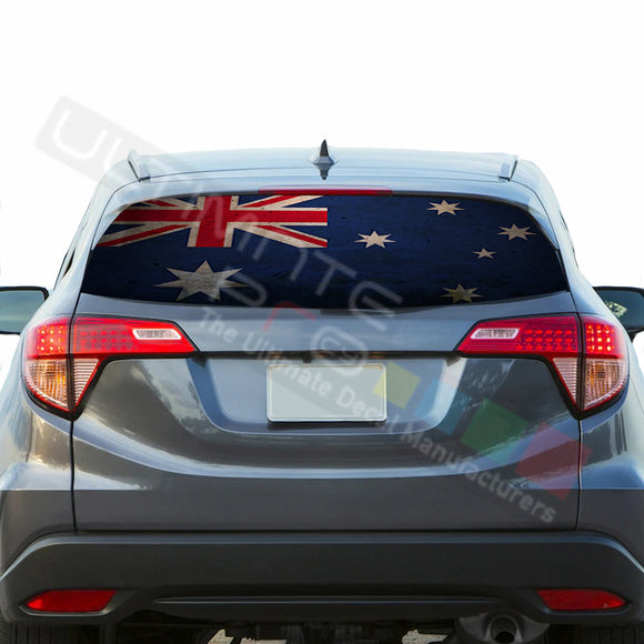 Australian Perforated Decals stickers compatible with Honda HRV