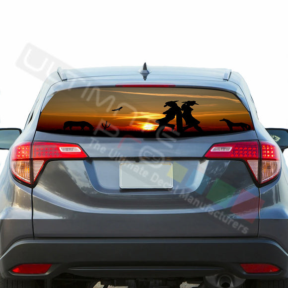West  Perforated Decals stickers compatible with Honda HRV