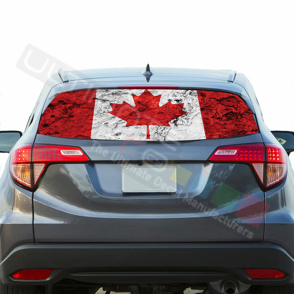 Canada Perforated Decals stickers compatible with Honda HRV