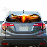 Eagle Perforated Decals stickers compatible with Honda HRV