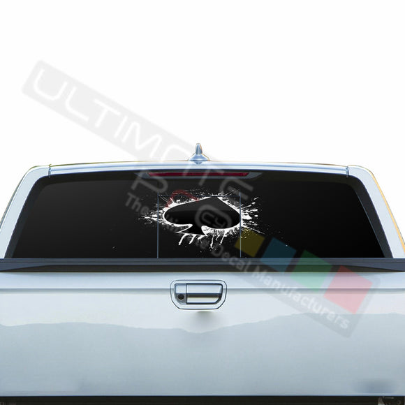 Ace Perforated Decals stickers compatible with Honda Ridgeline