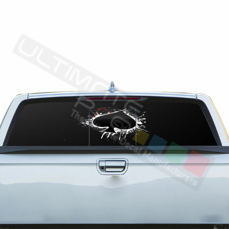 Ace Perforated Decals stickers compatible with Honda Ridgeline