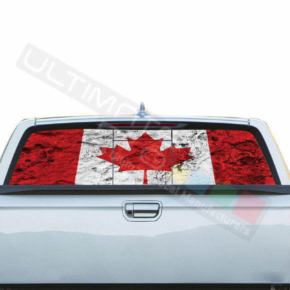 Canada  Perforated Decals stickers compatible with Honda Ridgeline