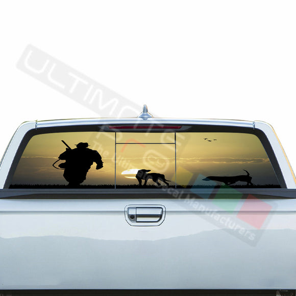 Hunting Perforated Decals stickers compatible with Honda Ridgeline