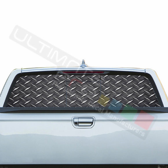 Metal Perforated Decals stickers compatible with Honda Ridgeline