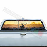 Deer Perforated Decals stickers compatible with Honda Ridgeline