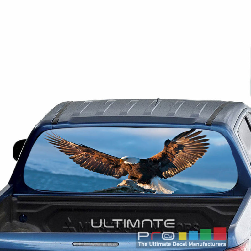 Eagle 1 Perforated Decals stickers compatible with Mitsubishi L200
